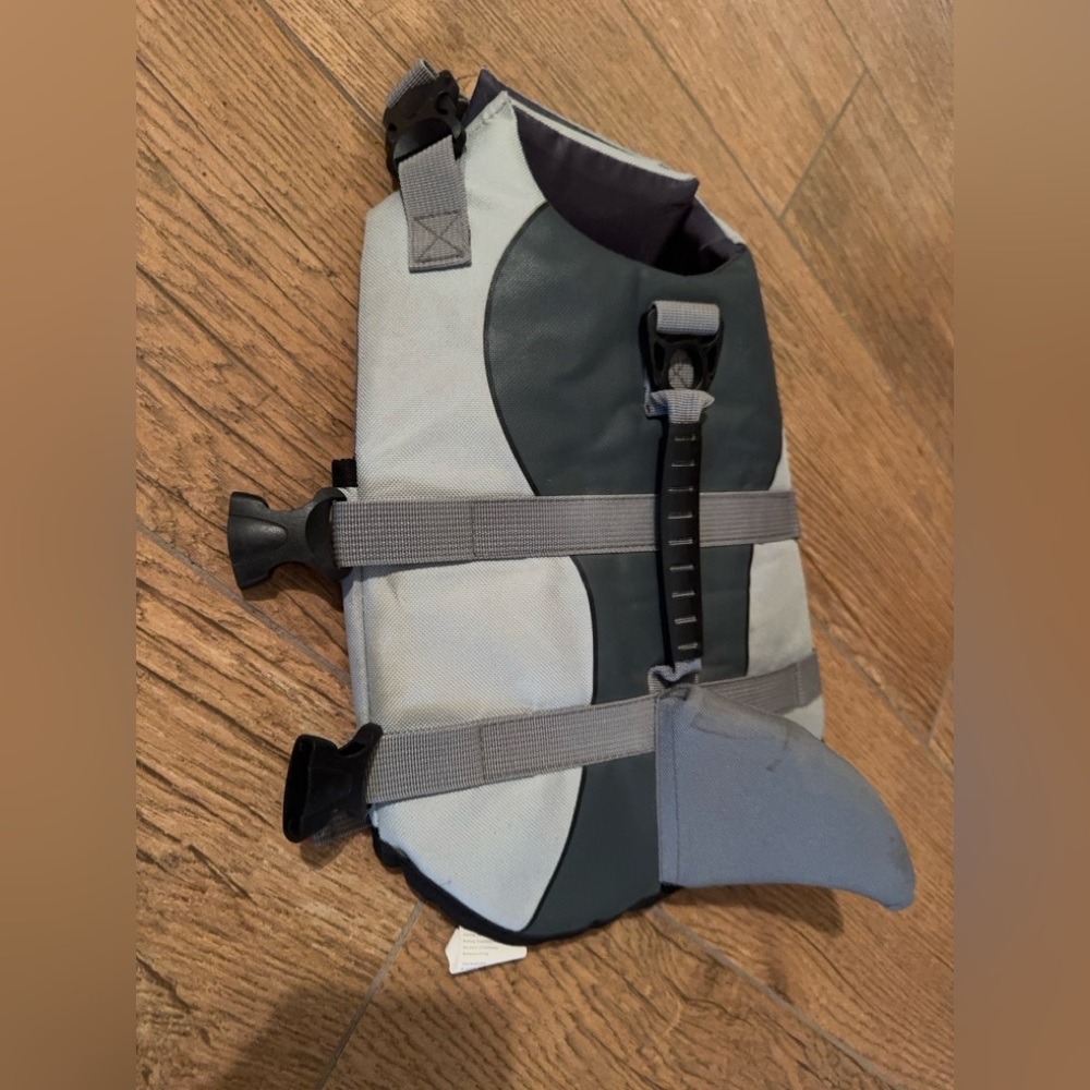 Dog Life Jacket Shark Design size small